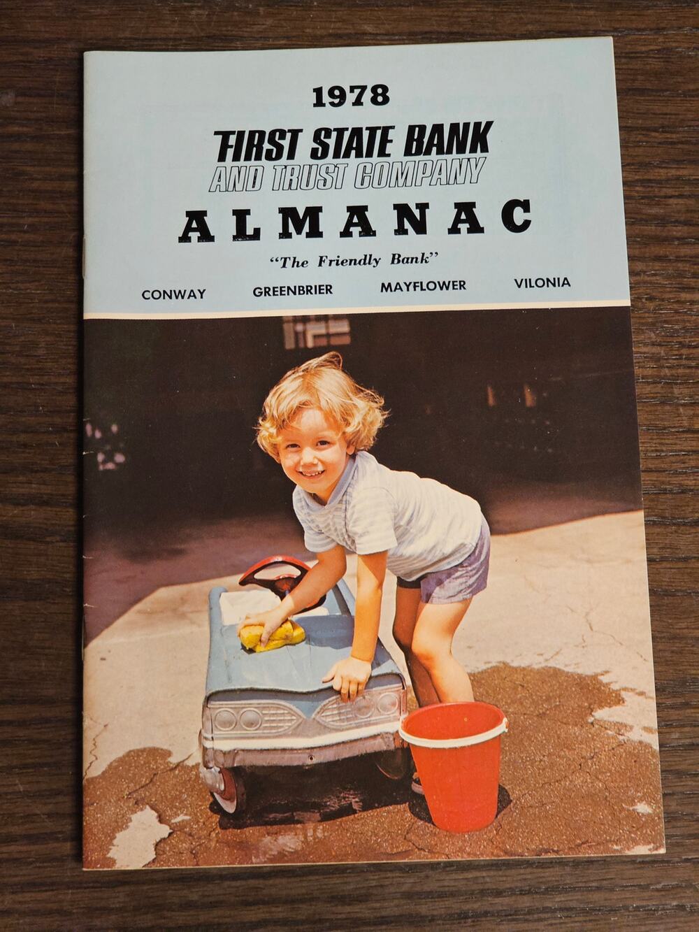 VTG 1978 First State Bank Almanac Conway Greenbrier Mayflower Vilonia Arkansas